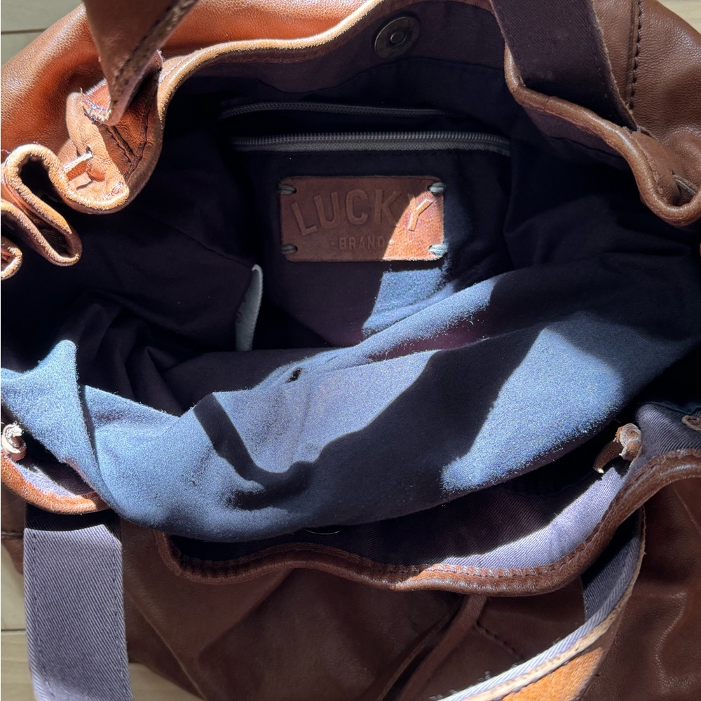 Lucky Brand Tan Leather Tote